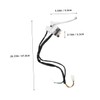 Gatuida Motorcycle Switch Handle User-Friendly Design Headlight Brake Lever for