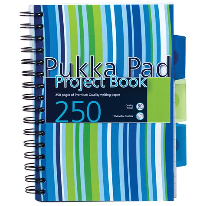 Pukka A5 Project Book Pink/Blue