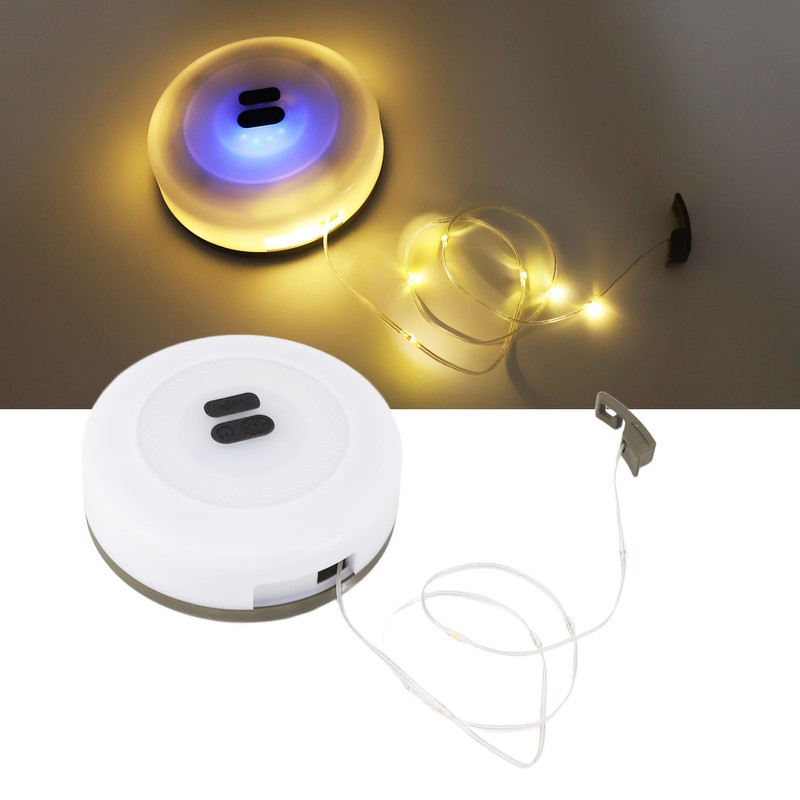 Camping String Lights 32.8ft 2 in 1 Rechargeable IP67 Waterproof