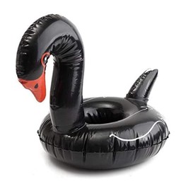 Bargain Wells Inflatable Black Swan Hot tub Bath Pool Drinks Holder