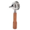 58mm Portafilter Single Head Extraction Solid Wood Handle Stainless Steel