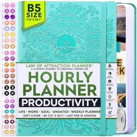 Life Planner - Undated Deluxe Weekly and Monthly Planner, a 12 Month Journey to Increase Productivity, Happiness & Enhance Organization | Life Organizer, Gratitude Journal, Agenda Planner, To Do List, Gift Box & Stickers - Start Anytime