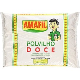 Amafil Polvilho Doce Sweet Manioc Starch 1 KG 2 Pack Of 2 2 pack (2.2 Pound (Pack of 2))