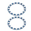 2Pcs RGB LED Ring 16 Bit Intelligent Full Color Highlight