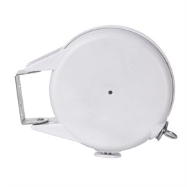 Sensible Creations RE-Tract Retractable Clothesline – Portable Indoor/Outdoor Wall-Mounted Clothesline Drying Rack –Hang Dry Wet Laundry Clothing, Bed Linen, or Expand Closet Space (White, 12 Meters)