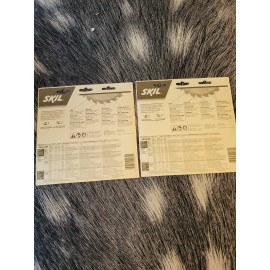 SKIL 2x Skil Saw Carbide Teeth 7-1/4" / 18T Saw Blades with Anti-Friction Coating