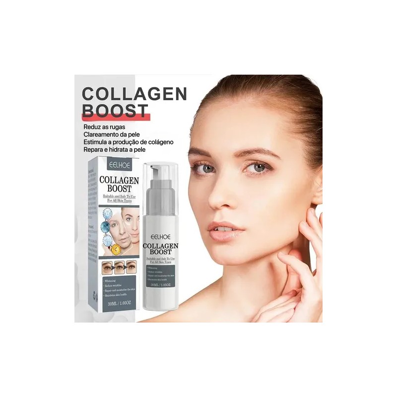 Eelhoe Sérum 3 en 1 Collagen Boost, Antienvejecimiento, 30 ml