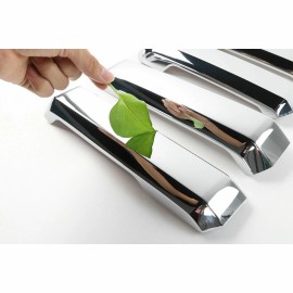 CheroCar Chrome Inner Door Handles Cover Trim Kit Interior Accessories for Ford F150 15 +