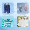 Blcculi Baby Hanger Clips, 50 Pcs Plastic Finger Clips, Strong
