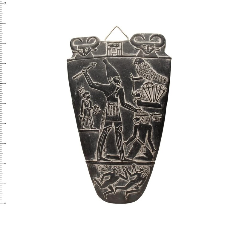 Egyptian Narmer Pallete Wall Hanging - Double-sided - Made in