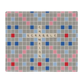 CafePress Scrabble Champion Throw Blanket Soft Fleece Throw Blanket, 50"x60" Stadium Blanket