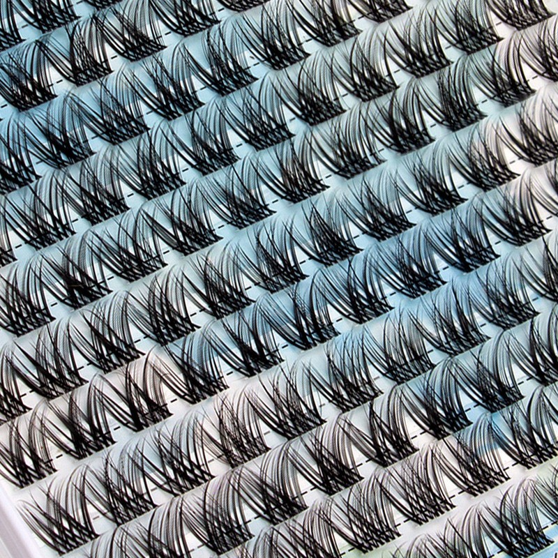 DIWINSH Short Eyelash Clusters, 144 Pieces, 10 mm, Natural Eyelash
