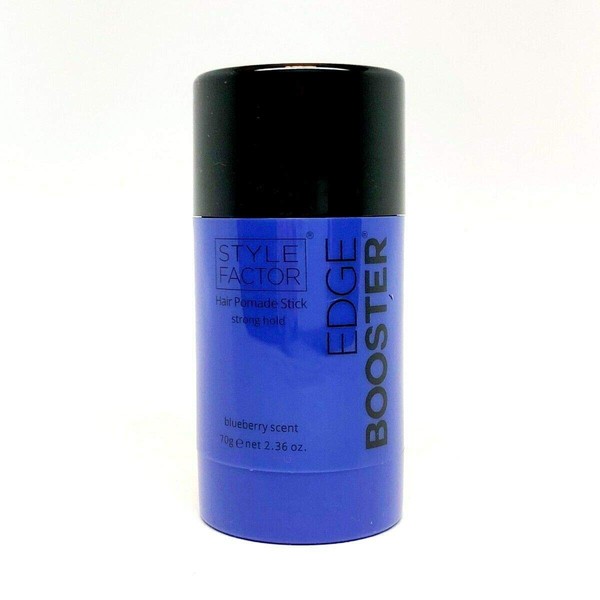 Style Factor Edge Booster Hair Pomade Stick Strong Hold 2.36 oz (BLUEBERRY)