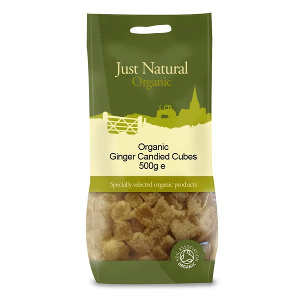 Org Ginger Candied Cubes 500 g