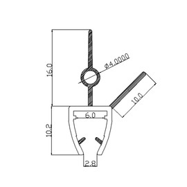 B009 Shower Door Bottom Seal Sweep Stop Shower Leaking, 3-Pack Frameless Glass Seal Strip for 3/8″ Glass, Length 47″, 3 Section Segmented Installation(15.7inch*3)