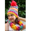 Wollbiene Batik Wool with Colour Gradient, Multicoloured Knitting Wool, Crochet