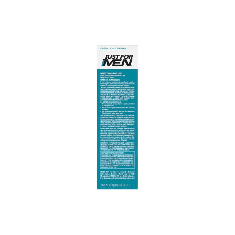 Just For Men Moustache & Beard Brush-In Colour Gel M-25