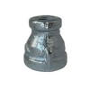 5 Pack BMI 1/4 Inch x 1/2 Inch NPT Galvanized Bell Reducing Coupling, Class 150, UL/FM Certified, Malleable Iron, Female NPT Thread