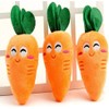 JJLFresheners 1Pc Orange Carrot Dog Toys, Cute Carrot Plush Chew