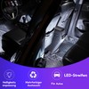 UUE Auto LED Innenbeleuchtung, LED Streifen mit 7 kleuren muziekregeling,