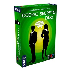 Devir - Código Secreto Dúo, Juego de mesa con Amigos, Juego para fiestas, para 2 Adultos (BGCOSED)