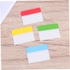 Operitacx 3pcs Bookmarks Stickers Stationery Reading Accessories Writable Tabs Office