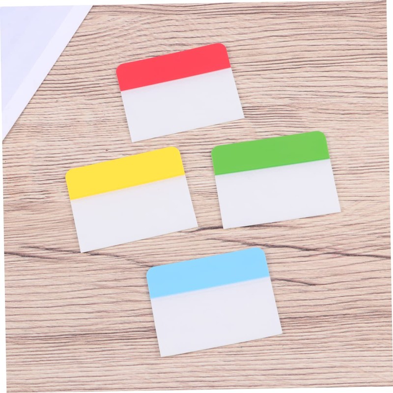 Operitacx 3pcs Bookmarks Stickers Stationery Reading Accessories Writable Tabs Office
