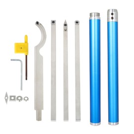 findmall Carbide Woodturning Lathe Tool Set Including Rougher, Finisher