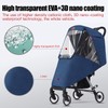 Universal Rain Cover for Pushchairs - Pushchair Wind Protection for