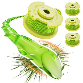GreatBuddy 3 Packs Replacement Spool for Ryobi Weed Wacker String, Compatible with Ryobi 18v, 24v, and 40v Cordless Trimmers Refill, Parts#AC80RL3
