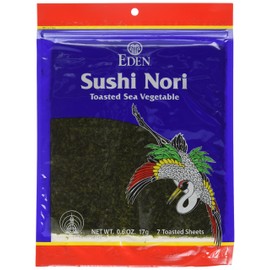 Eden Foods Nori Sushi Toasted 7 Sheets, 0.6 oz