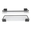 30cm Bathroom Wall Mounted Shelf Space Aluminum Acrylic Towel Rack