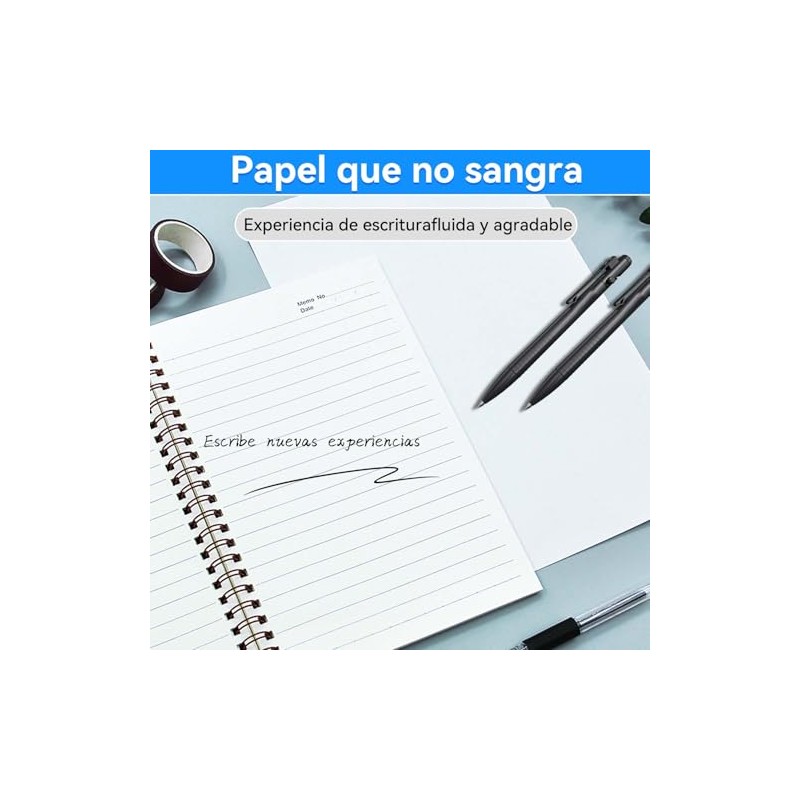 Pcs Cuaderno Espiral Libreta Notas 480 Hojas Libretas Color Tapa