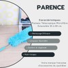 PARENCE.- Spolverino telescopico in microfibra, estensibile da 35 a 83