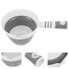 JOYOFREELY Bath Rinse Cup Foldable Water Ladle Plastic Collapsible Water