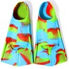 Fanwill Kids Swim Fins,Short Comfortable Flippers for Lap Swimming and