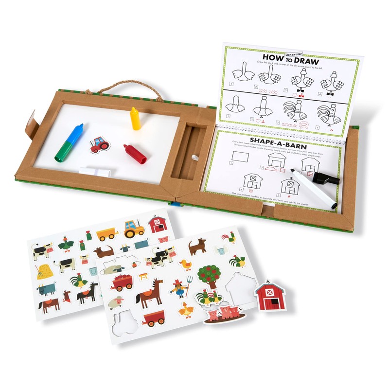 Melissa & Doug Natural Play: Play, Draw, Create, Reusable, Paint