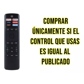 Control Compatible Con Hisense Smart Tv Directo 4k