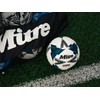 Mitre Adult Impel One 24 Football, White/Black/Tidal Teal, 4