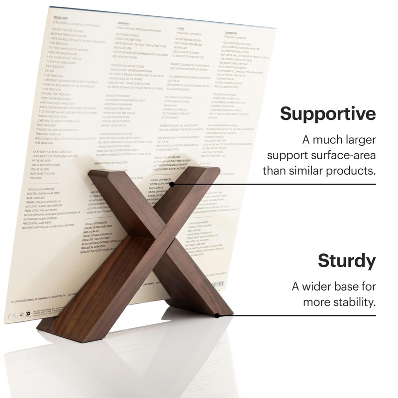 MÖNKE Vinyl Record Stand - an Elegant Display Shelf Made