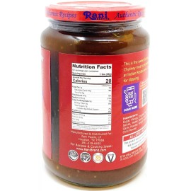 Rani Kashmiri Mango Chutney (Indian Preserve) 36oz (2.2lbs) 1kg Glass Jar