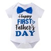 Yruiz Baby Boy Happy First Father's Day Romper Outfit Shorts