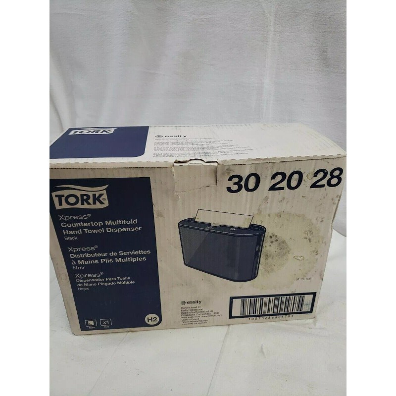 Tork Xpress Countertop Multifold Hand Towel Dispenser 302028 Black
