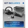 TOPICK Keyed Alike Trailer Coupler Lock Set, Trailer Lock Kit