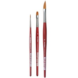 Da Vinci Series 5580 Cosmotop Spin Brown - Watercolour Brush Synthetic, No. 2 Da Vinci Series 5880 no.6. Da Vinci Series 5587 no.10. Made in Germany