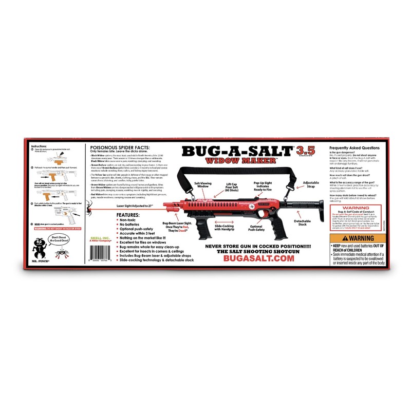 BUG-A-SALT Widow Maker 3.5 Fully Loaded with Bug-Beam Laser Sight,
