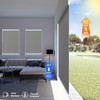 Motorized Blinds with Remote, Smart Blinds with Solar Panel, Thermal