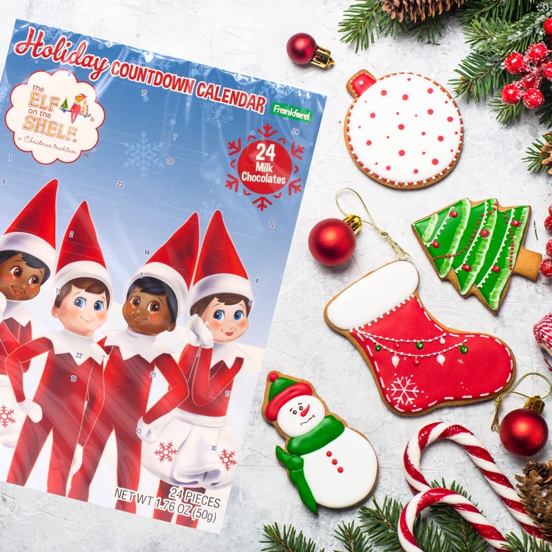 Elf of the Shelf 2022 Milk Chocolate Christmas Advent Countdown