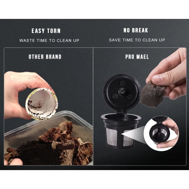 Pro Mael Disposable K Cup Coffee Filters for Keurig Single