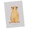 Mr. & Mrs. Panda Postcard Meerkat - Gift, Saying, Postcards,